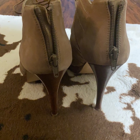 Stuart Weitzman Lace Up Caged Open Toe Stilettos - Picture 6 of 6